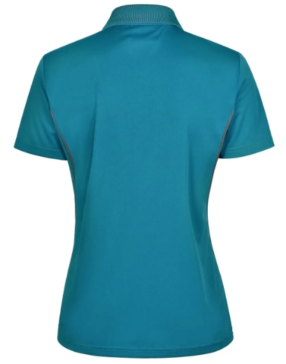 Picture of Winning Spirit, Ladies Cooldry S/S Contrast Interlock Polo